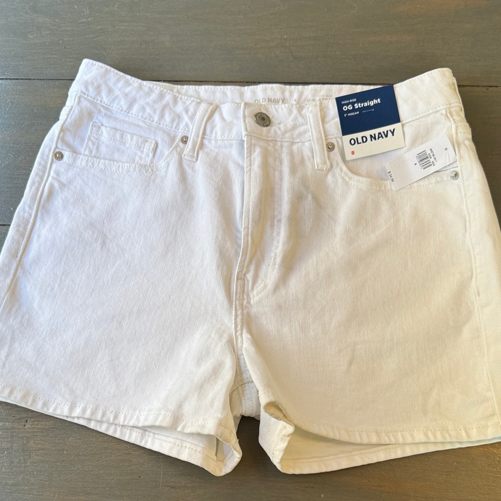 Old Navy Women's Jean Shorts in White